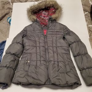 London Fog girl coat size Large